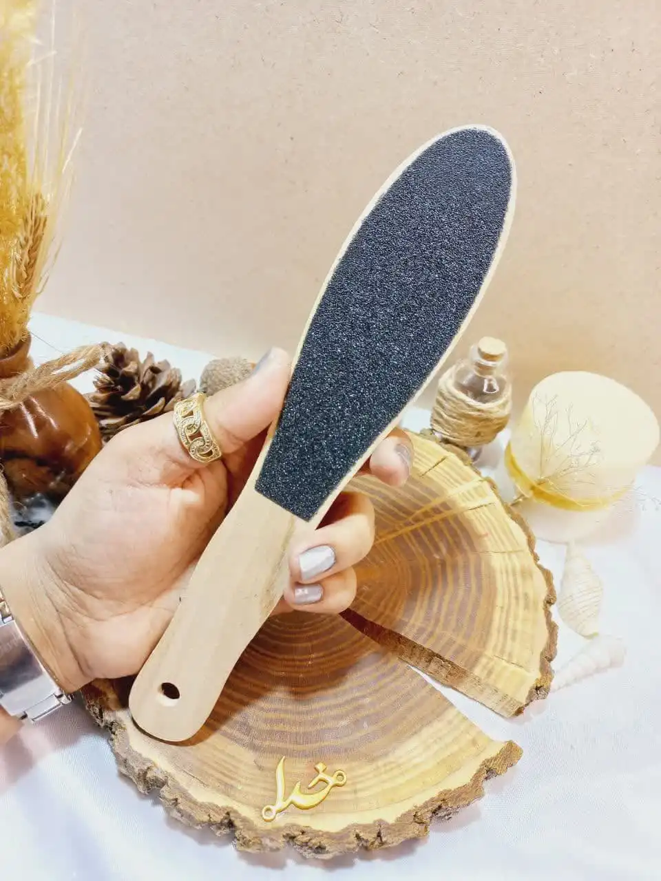 سوهان پاشنه پا طرح چوبی با کیفیت
