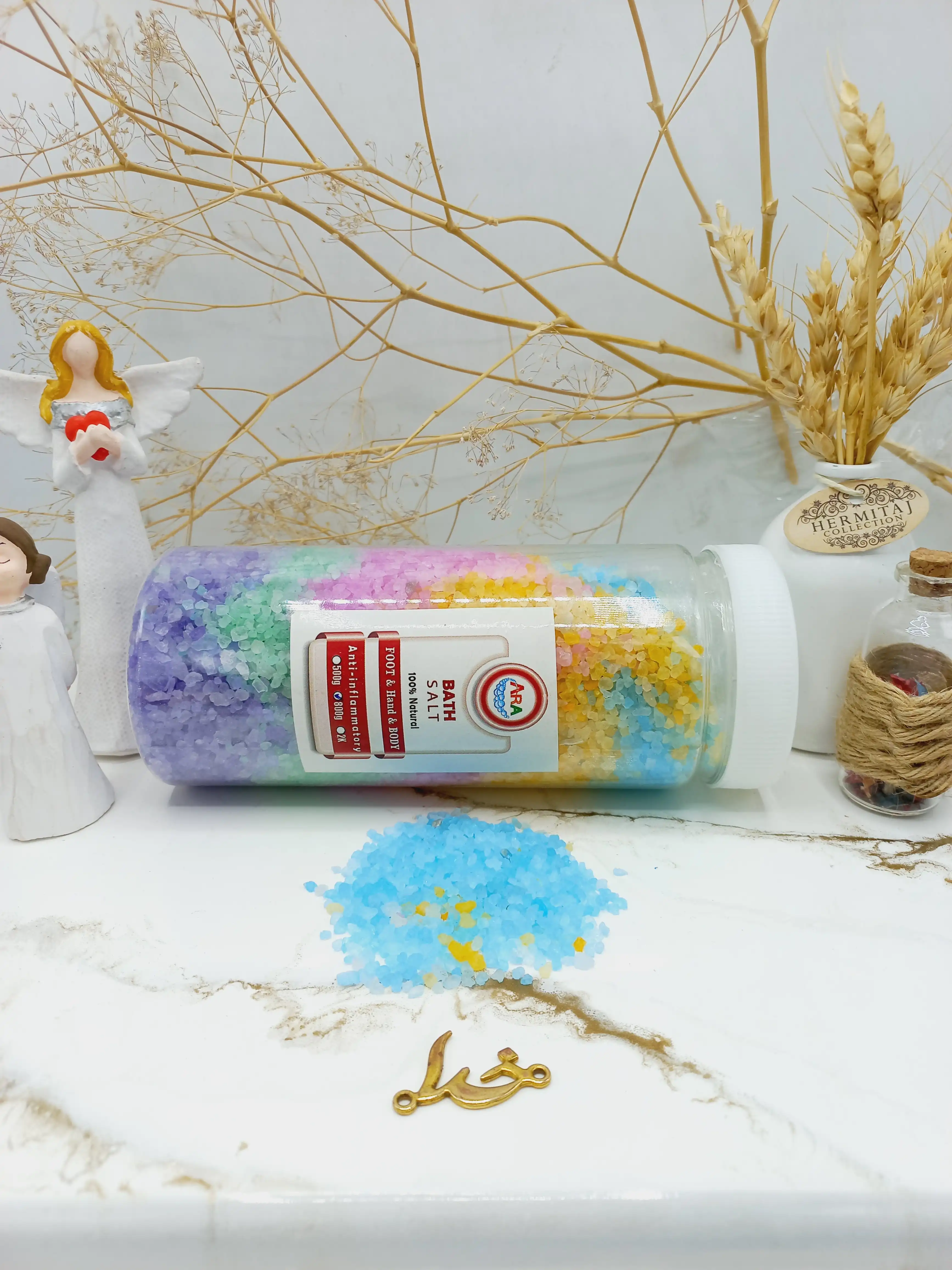 نمک بدن 100 درصد طبیعی سفید کننده 800 گرمی