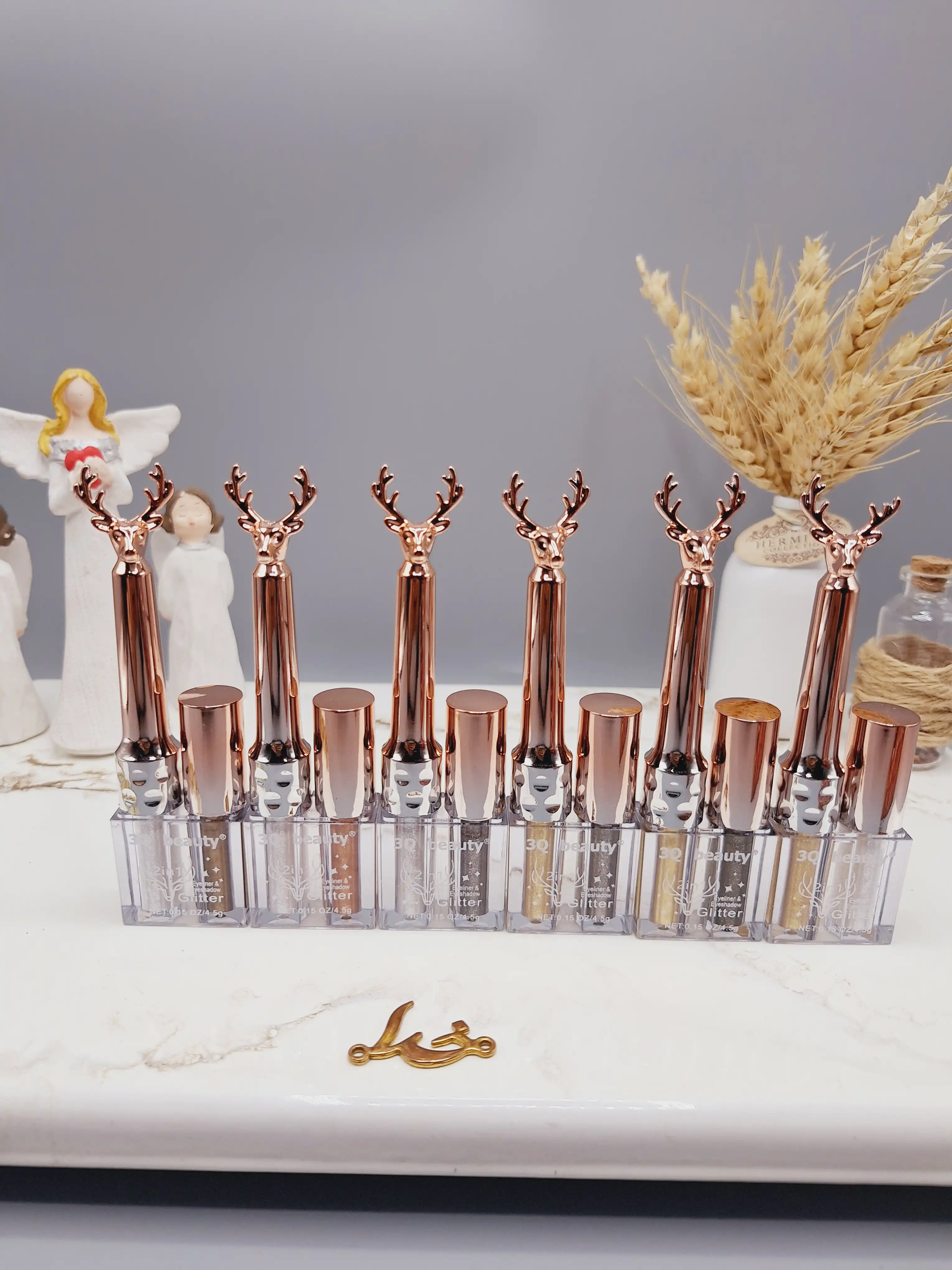 خط چشم دو قلو شاین طرح گوزنی کد 018