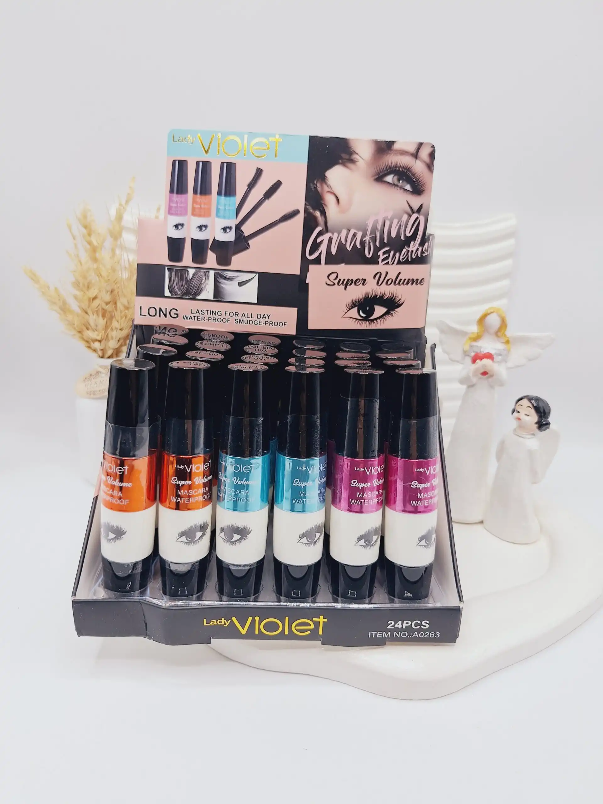 ریمل ژله ای ضد آب لیدی ویولت Lady Violet Mascara کد 0263