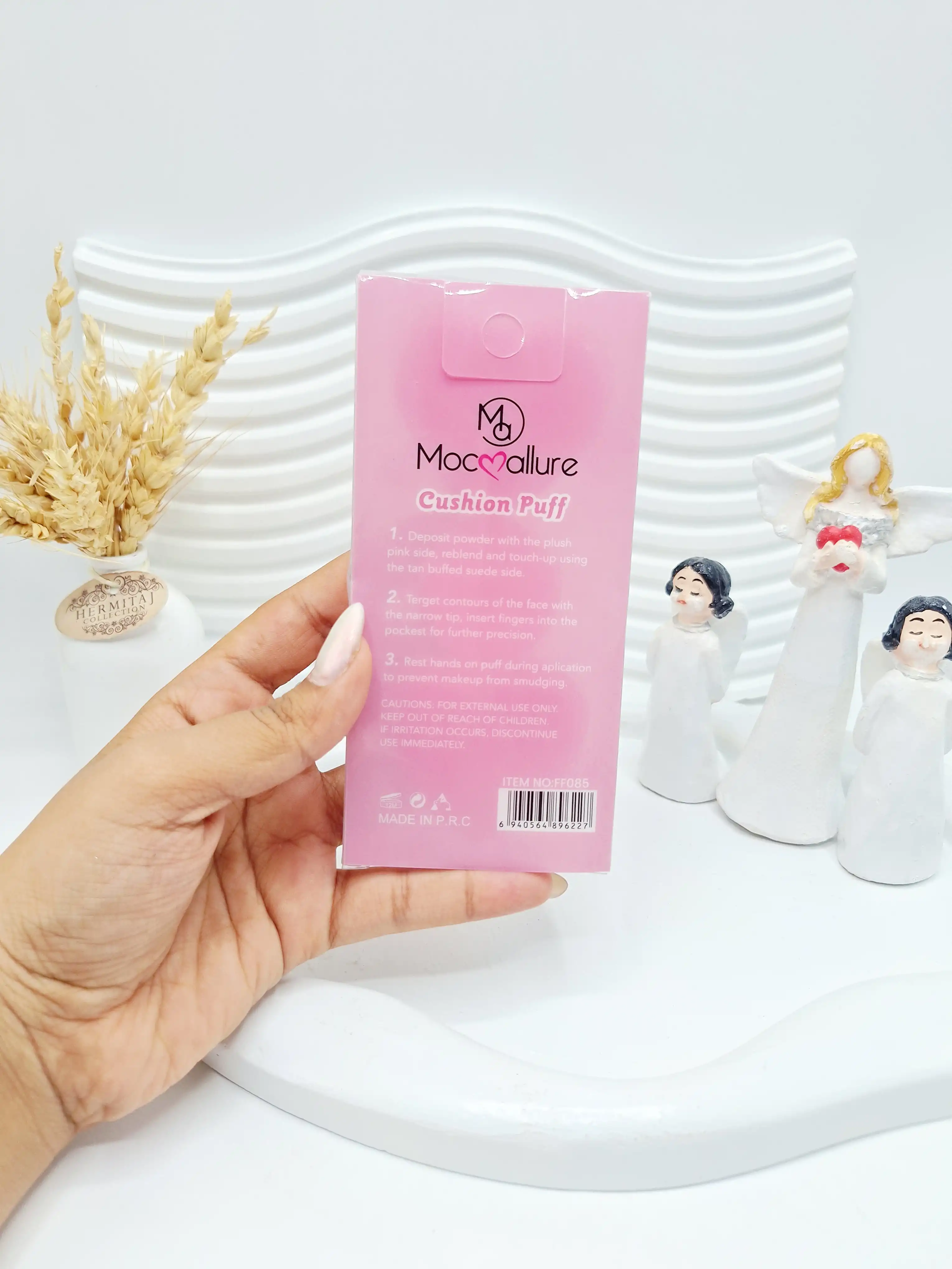 ست سه تایی پد انگشتی طرح قلب و پاپیون برند موکالره کد 6227